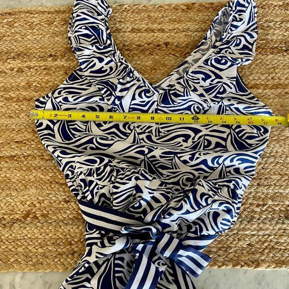 Vineyard Vines x Target Navy Blue and White waves sundress NWT - Picture 12 of 13